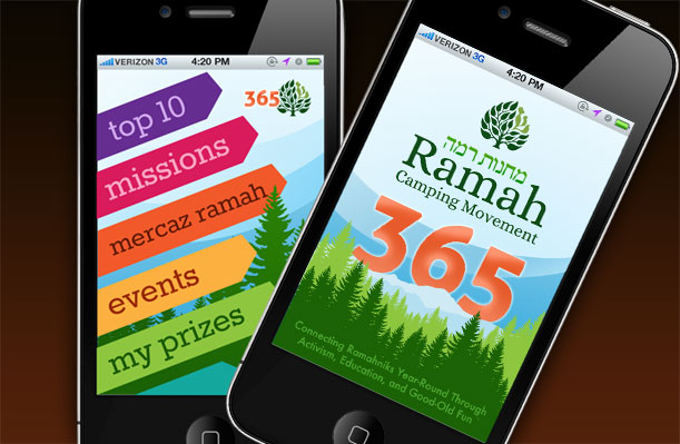 Ramah365: An app for Social Network Gaming to Promote Year-Round Educational Engagement and Networking Among Ramah Staff and Teen Campers.